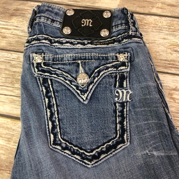 Miss Me jeans bootcut women’s size 27 light wash - Picture 2 of 8